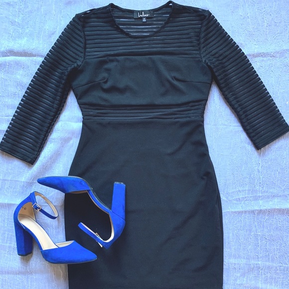 Lulu’s Perfect Mesh Black Bodycon Dress - Picture 4 of 6